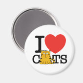 私は猫が大好き マグネット (正面/裏面)