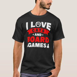私は猫が大好き 猫 ネコ ボードゲーム ボードゲーム 1 Tシャツ