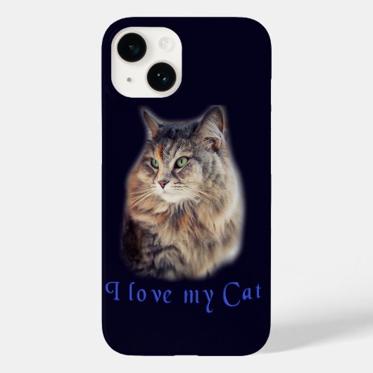 私は猫が大好き Case-Mate iPhoneケース (裏面)