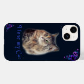 私は猫が大好き Case-Mate iPhoneケース (裏面 (横))