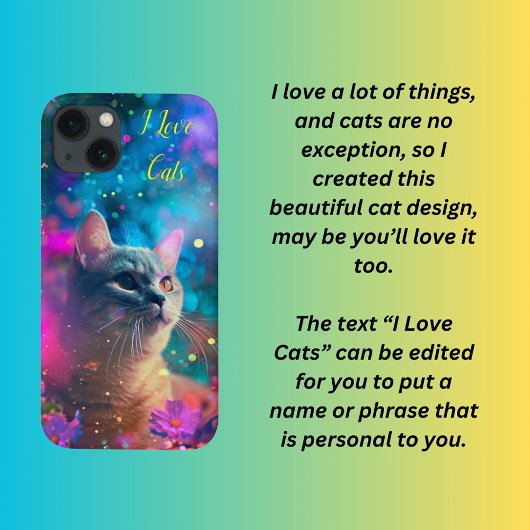 私は猫が大好き Case-Mate iPhoneケース