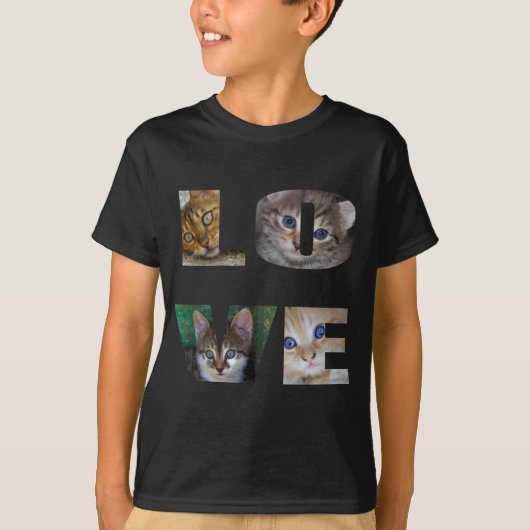 私は猫が大好き Tシャツ (正面)