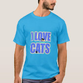 私は猫が大好き Tシャツ (正面)
