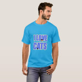 私は猫が大好き Tシャツ (正面フル)