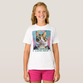 私は猫が大好き！ Tシャツ (正面フル)