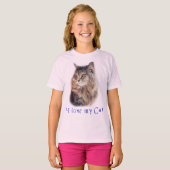 私は猫が大好き Tシャツ (正面フル)