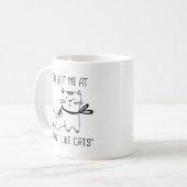 私は猫が好きではない コーヒーマグカップ (正面左)