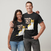 私は猫が好きで3人しか好きではない Tシャツ (ユニセックス)
