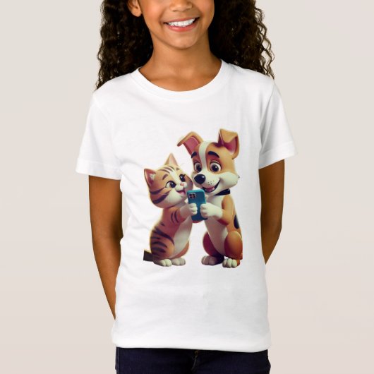 私は猫が好き Tシャツ (正面)