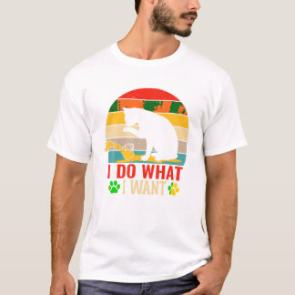 私は猫が欲しいものをおもしろいする Tシャツ
