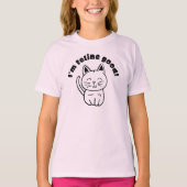 私は猫が良い Tシャツ (正面)