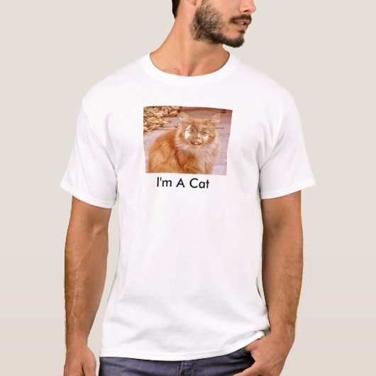 私は猫です Tシャツ (正面)