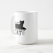 私は猫と予定がある コーヒーマグカップ (正面左)