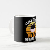 私は猫にコーヒーを飲むのが好きで、3人くらいかな コーヒーマグカップ (正面左)