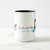 私は猫のニャーラップのまわりにマグカップ マグカップ (中央)