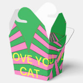 私は猫のポップアートのパーティCricketDiane愛します フェイバーボックス (オープン)