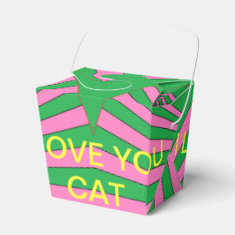 私は猫のポップアートのパーティCricketDiane愛します フェイバーボックス