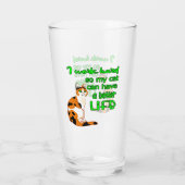 私は猫の命を取り戻すために働く タンブラーグラス (裏面)