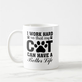 私は猫の命を救うために頑張る コーヒーマグカップ