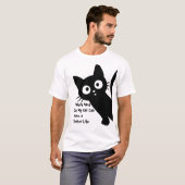 私は猫の命を救うために頑張る Tシャツ (正面フル)