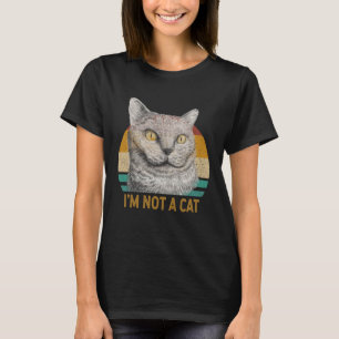 私は猫の弁護士ではないユーモアのウイルスビデオ会議Cat Tシャツ