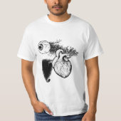 私は猫の©を愛します Tシャツ (正面)