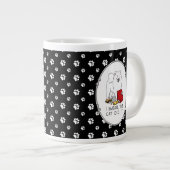 私は猫はそれをサモエド犬の汚れをやったと誓うおもしろい ジャンボコーヒーマグカップ (正面右)