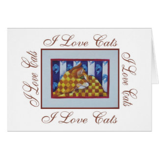 私は猫を愛します