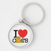 私は猫を愛します キーホルダー (正面)