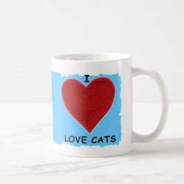 私は猫を愛します コーヒーマグカップ