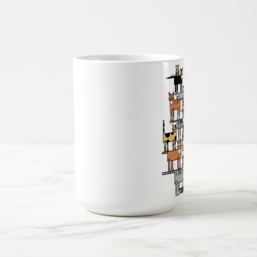 私は猫を愛します コーヒーマグカップ (中央)