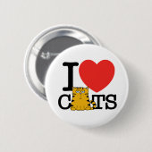 私は猫を愛します 缶バッジ (正面&裏面)
