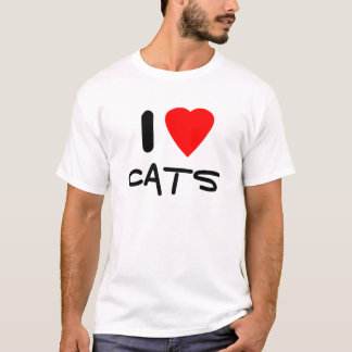 私は猫を愛します Tシャツ