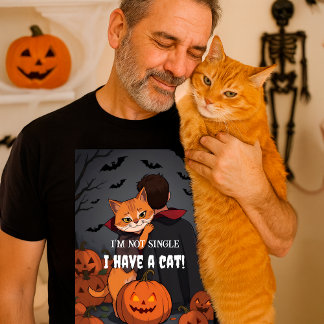 私は猫を独身の飼っていない | 皮肉おもしろいな猫 Tシャツ