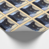 私は猫パターンです ラッピングペーパー (角)