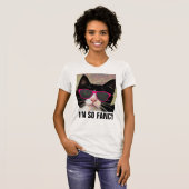 私は猫ファンシーTシャツだ Tシャツ (正面フル)