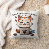 私は猫フェイン中毒 クッション (ブランケット)