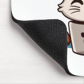 私は猫フェイン中毒 マウスパッド (コーナー)