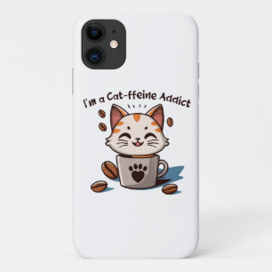私は猫フェイン中毒 iPhone 11 ケース