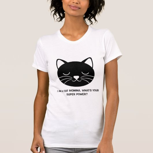 私は猫ママTシャツ Tシャツ (正面)