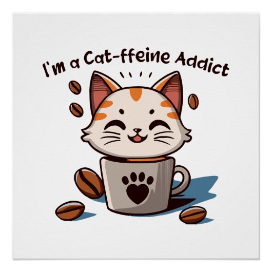 私は猫中毒だ ポスター (正面)