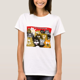 私は猫人です Tシャツ