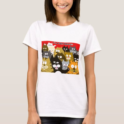 私は猫人です Tシャツ (正面)