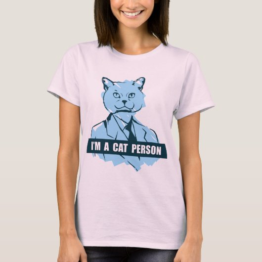 私は猫人です Tシャツ (正面)