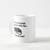 私は猫派です コーヒーマグカップ (正面左)