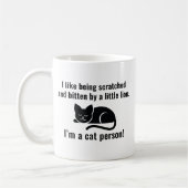 私は猫派です コーヒーマグカップ (左)
