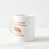 私は猫派です コーヒーマグカップ (正面左)