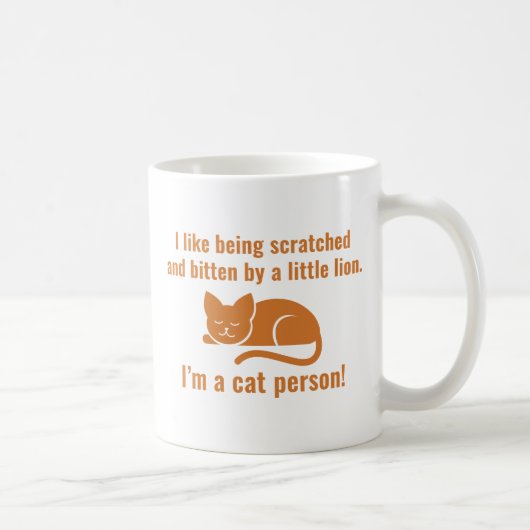 私は猫派です コーヒーマグカップ (右)