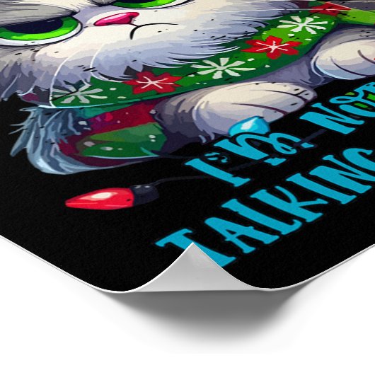 私は猫Cと話すことさえもできないくらい不機嫌だ ポスター (角)