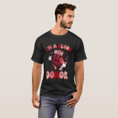私は献血者です 世界献血者デー Tシャツ (正面フル)